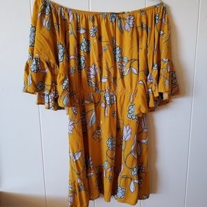 Off the shoulder Floral Dress